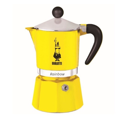 Producto: CAFETERA RAINBOW 6 TAZAS YELLOW – BIALETTI de VITALECO