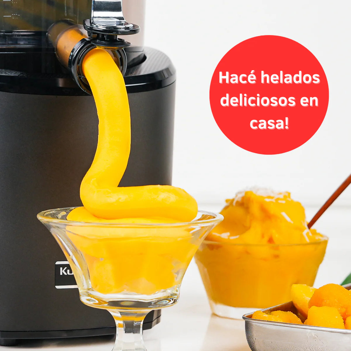 Extractor Kuvings AUTO10 | Juguera de prensado en frío 3 en 1
