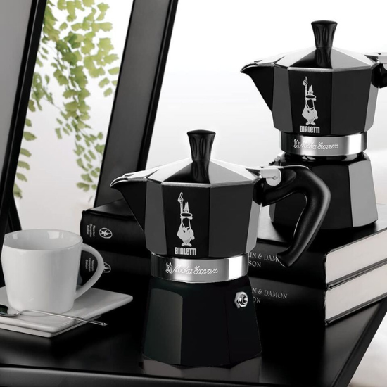 Moka Express Negra 6 Pocillos