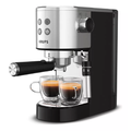 Vista de la cafetera Krups Virtuoso con dos espressos