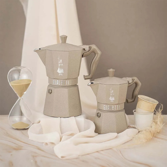 Moka Exclusive Induction Octogonal Sand l 6 Pocillos