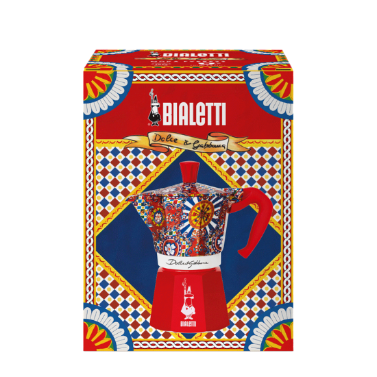 Moka Express Bialetti Dolce&Gabbana 6 Pocillos Carretto Siciliano