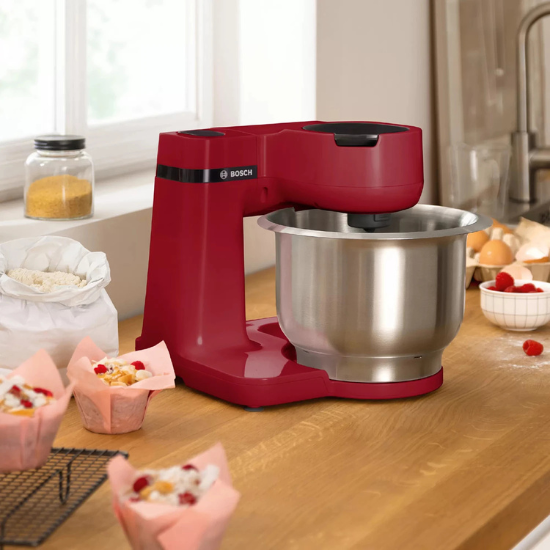 Batidora planetaria Robot de cocina Bosch MUMS2ER01 Rojo c/acc