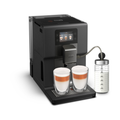 Cafetera superautomática Krups Intuition EA875U10 color negra, vista frontal