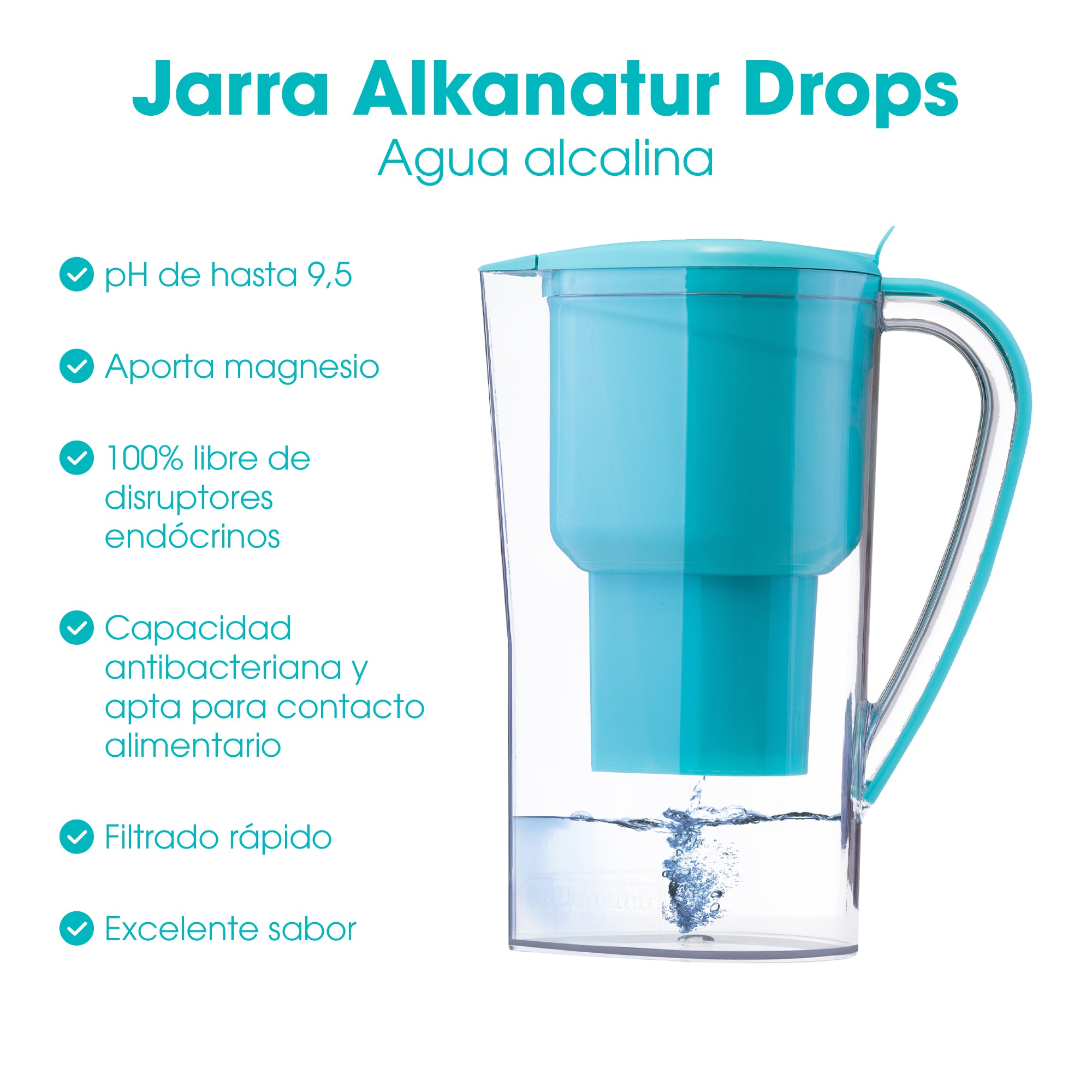 Pack de Alcalinidad Alkanatur Drops (1600L)
