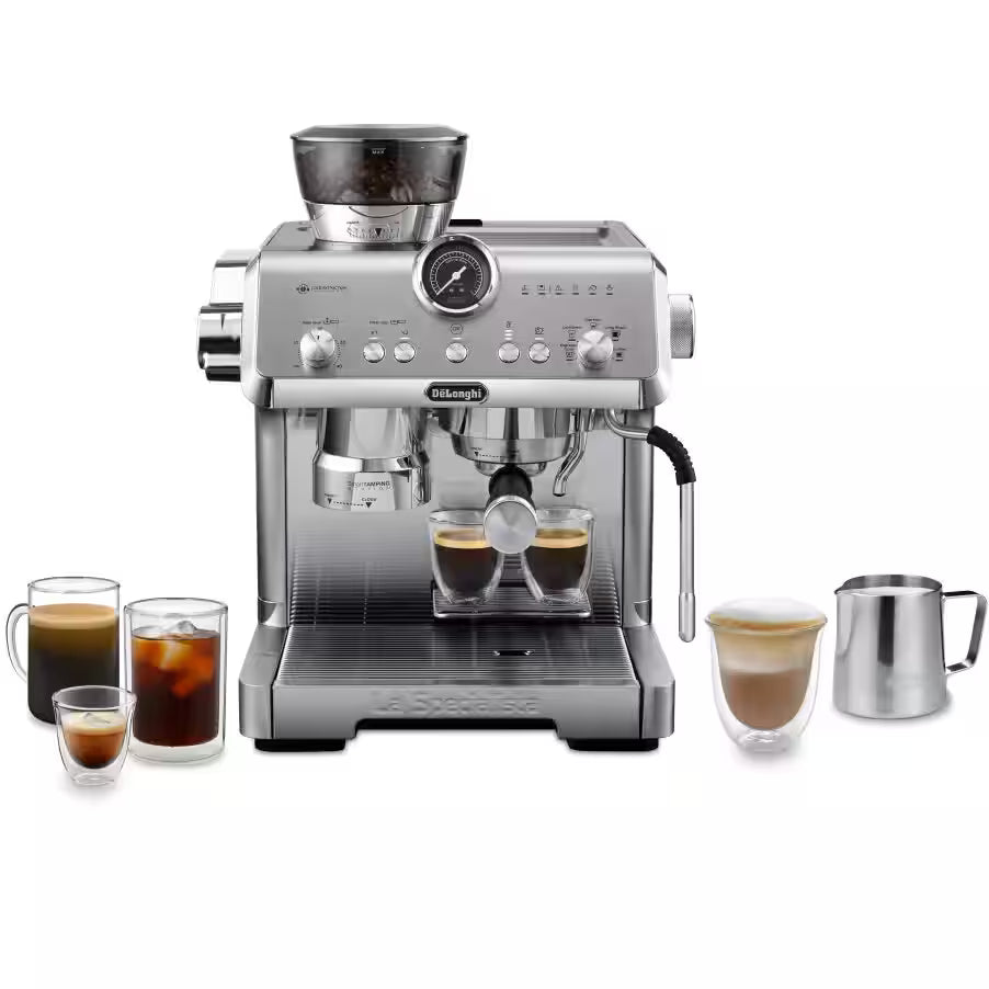 Vista frontal de la cafetera De'Longhi La Specialista Opera