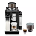 Vista frontal de la cafetera Delonghi Rivelia Black