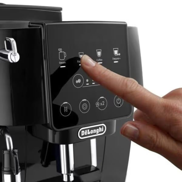 Vista del panel de la cafetera DeLonghi Magnifica Start